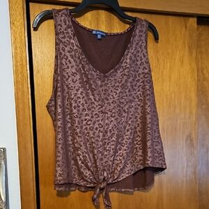 Leopard Print Tank Sz XL